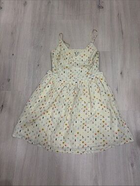 Joie Cream Floral 100% Silk Sundress